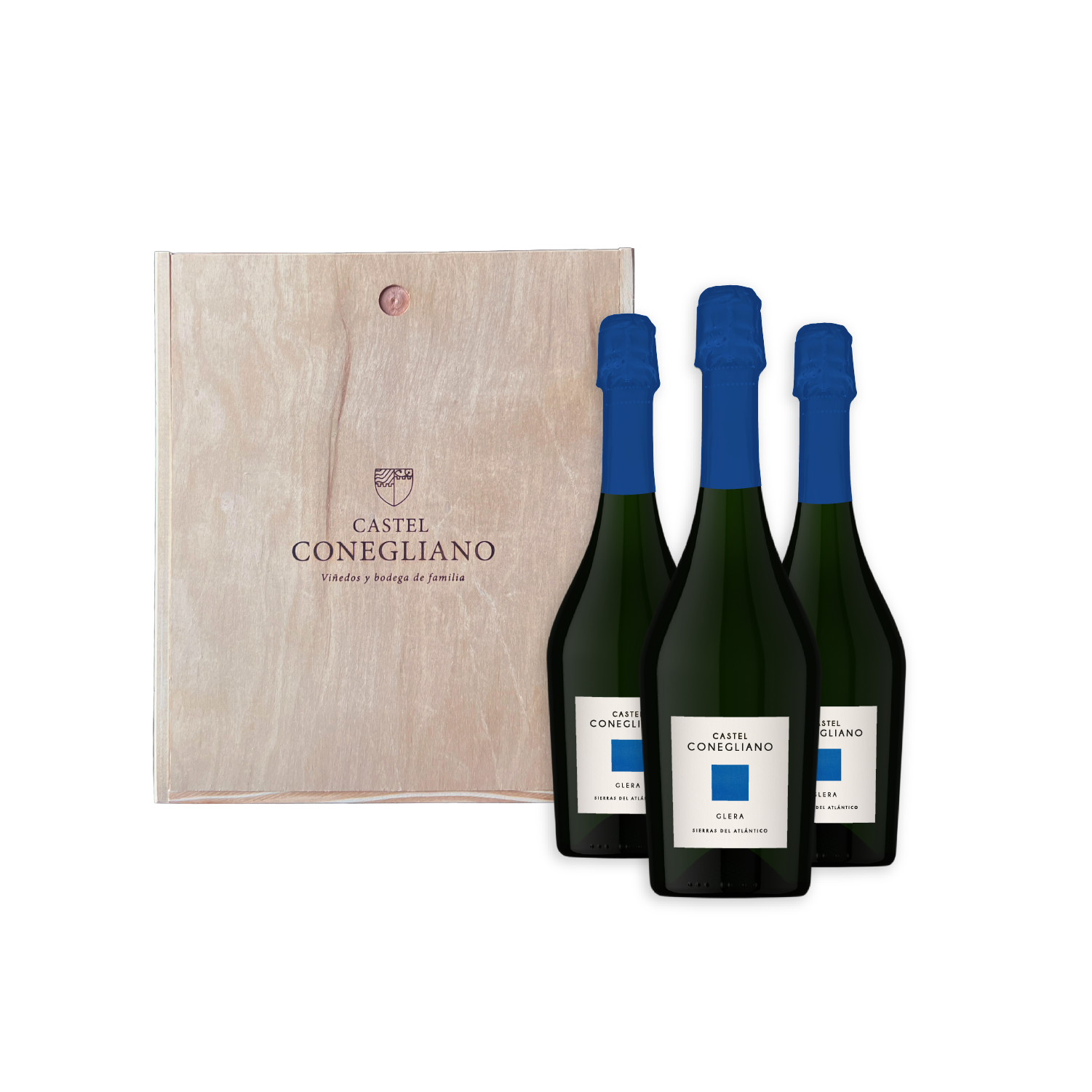 Estuche x3 Madera Glera